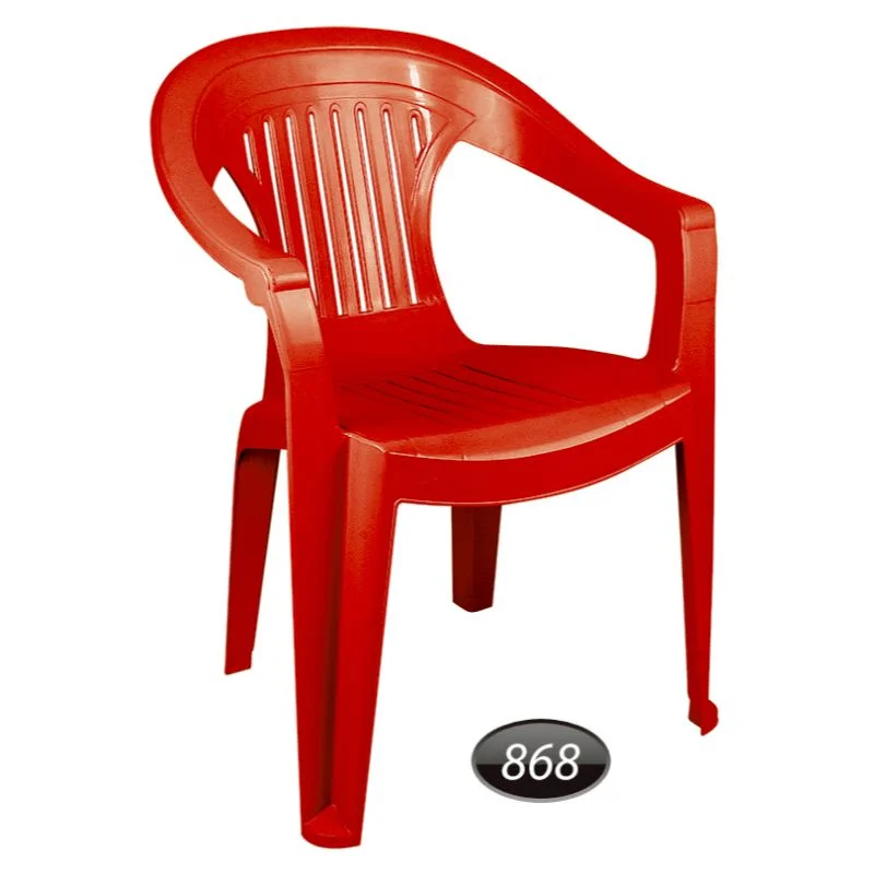 صندلی دسته دار پلاستیکی طرح نرده ای کد 868