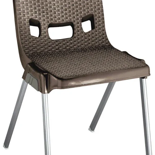 صندلی بدون دسته طرح حصیری با پایه فلزی کد 881