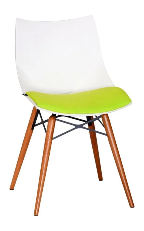صندلی شل پایه چوبی با تشک P831WR