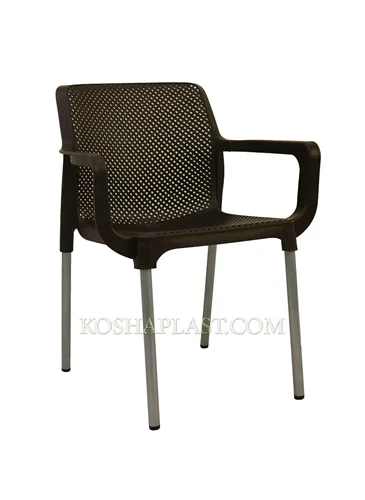 صندلی دسته دار پایه فلزی مبلی نت کد 180