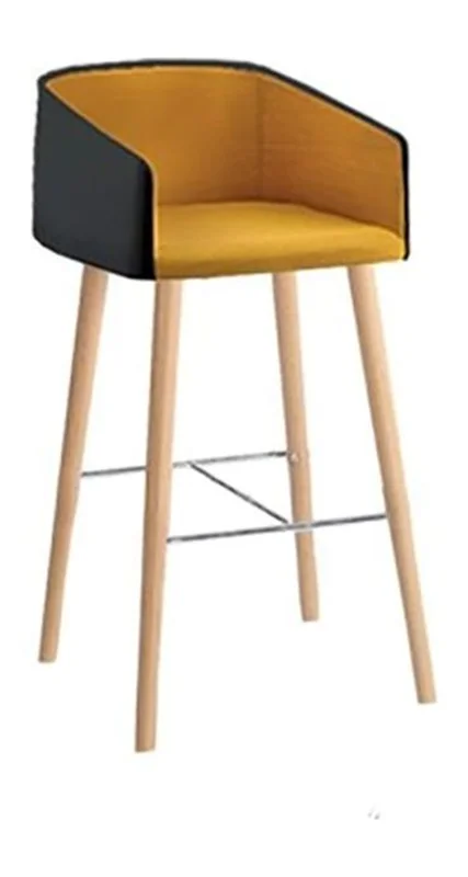 صندلی کانتر مدل نایس پایه چوبی n301bw